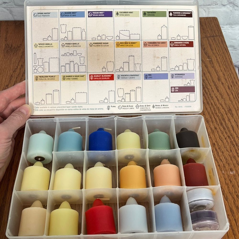 Partylite Fragrance Sampler 17 votives 2 tealights new